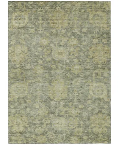 Addison Chantille Machine Washable Acn1105 3'x5' Area Rug In Sage