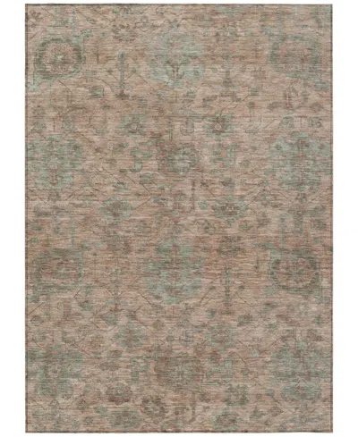 Addison Chantille Machine Washable Acn1105 5'x7'6" Area Rug In Coral