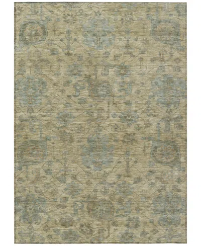 Addison Chantille Machine Washable Acn1105 8'x10' Area Rug In Beige