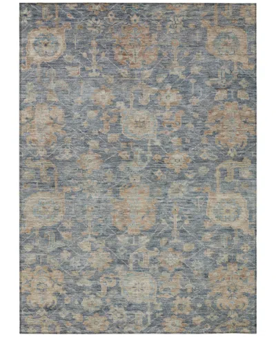 Addison Chantille Machine Washable Acn1105 9'x12' Area Rug In Denim