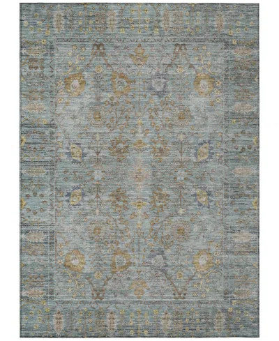 Addison Chantille Machine Washable Acn1106 3'x5' Area Rug In Teal