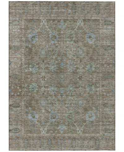 Addison Chantille Machine Washable Acn1106 5'x7'6" Area Rug In Brown