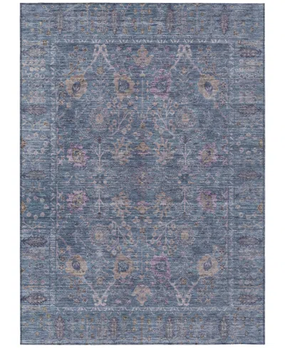 Addison Chantille Machine Washable Acn1106 8'x10' Area Rug In Blue