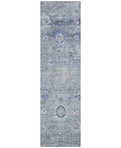 Addison Chantille Machine Washable Acn1107 2'3''x7'6'' Runner Area Rug In Mist