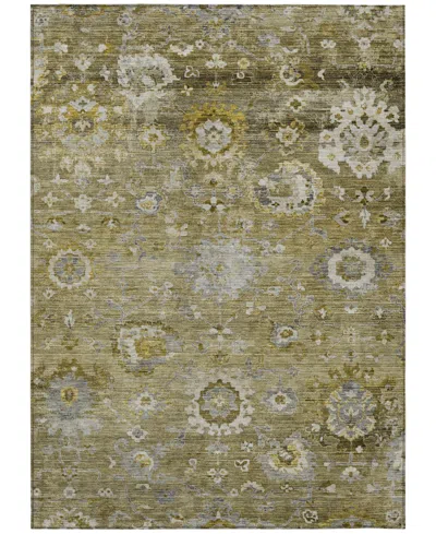 Addison Chantille Machine Washable Acn1107 2'6''x3'10'' Area Rug In Brown