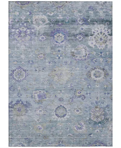 Addison Chantille Machine Washable Acn1107 5'x7'6" Area Rug In Mist