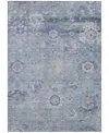 Addison Chantille Machine Washable Acn1107 9'x12' Area Rug In Mist