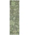 Addison Chantille Machine Washable Acn1108 2'3''x7'6'' Runner Area Rug In Moss