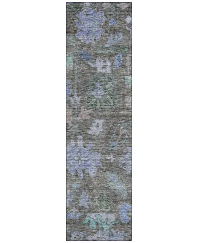Addison Chantille Machine Washable Acn1108 2'3''x7'6'' Runner Area Rug In Taupe