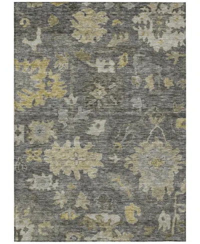 Addison Chantille Machine Washable Acn1108 5'x7'6" Area Rug In Gray