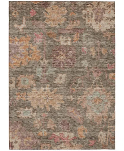 Addison Chantille Machine Washable Acn1108 9'x12' Area Rug In Brown