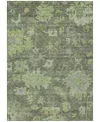 Addison Chantille Machine Washable Acn1108 9'x12' Area Rug In Moss
