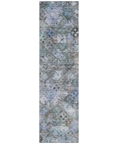 Addison Chantille Machine Washable Acn1109 2'3''x7'6'' Runner Area Rug In Blue