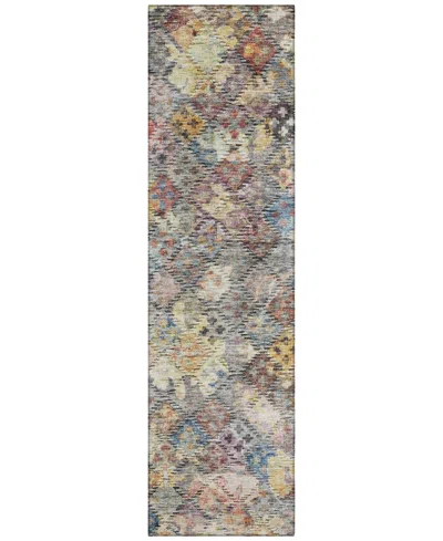 Addison Chantille Machine Washable Acn1109 2'3''x7'6'' Runner Area Rug In Gold