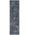 Addison Chantille Machine Washable Acn1109 2'3''x7'6'' Runner Area Rug In Teal
