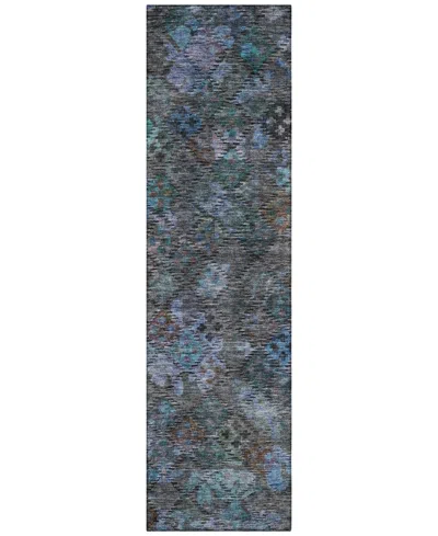Addison Chantille Machine Washable Acn1109 2'3''x7'6'' Runner Area Rug In Teal