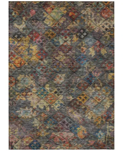 Addison Chantille Machine Washable Acn1109 3'x5' Area Rug In Gray