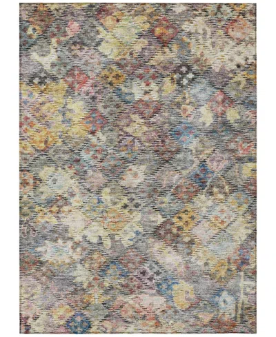 Addison Chantille Machine Washable Acn1109 5'x7'6" Area Rug In Gold