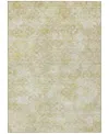 Addison Chantille Machine Washable Acn1109 8'x10' Area Rug In Wheat