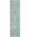 Addison Chantille Machine Washable Acn1110 2'3''x7'6'' Runner Area Rug In Teal