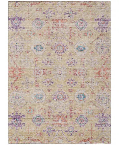 Addison Chantille Machine Washable Acn1110 9'x12' Area Rug In Orange