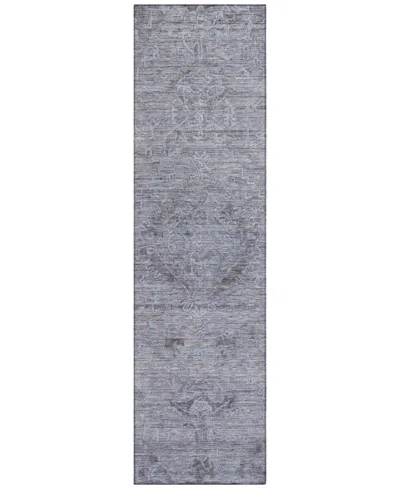 Addison Chantille Machine Washable Acn1111 2'3''x7'6'' Runner Area Rug In Blue