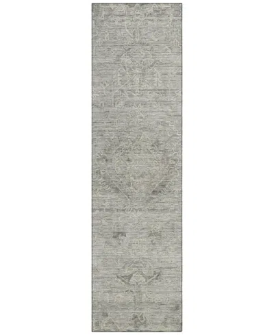 Addison Chantille Machine Washable Acn1111 2'3''x7'6'' Runner Area Rug In Charcoal