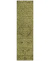 Addison Chantille Machine Washable Acn1111 2'3''x7'6'' Runner Area Rug In Olive