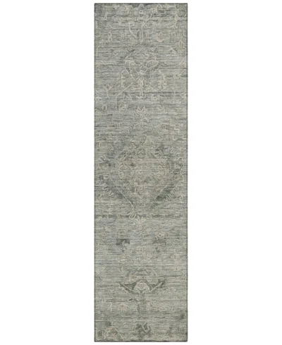 Addison Chantille Machine Washable Acn1111 2'3''x7'6'' Runner Area Rug In Sage