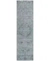 Addison Chantille Machine Washable Acn1111 2'3''x7'6'' Runner Area Rug In Teal
