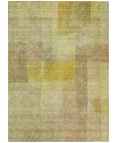 Addison Chantille Machine Washable Acn1113 2'6''x3'10'' Area Rug In Gold