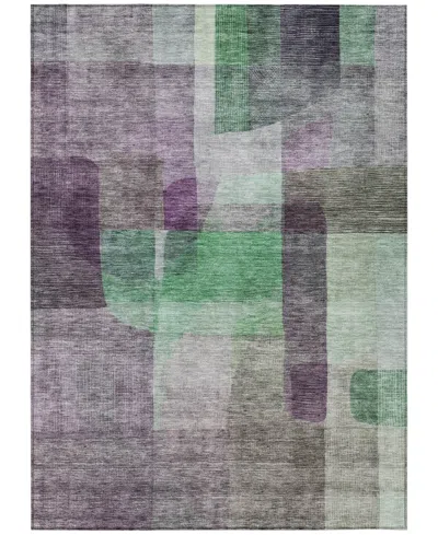 Addison Chantille Machine Washable Acn1113 2'6''x3'10'' Area Rug In Purple