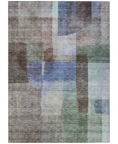 Addison Chantille Machine Washable Acn1113 3'x5' Area Rug In Brown