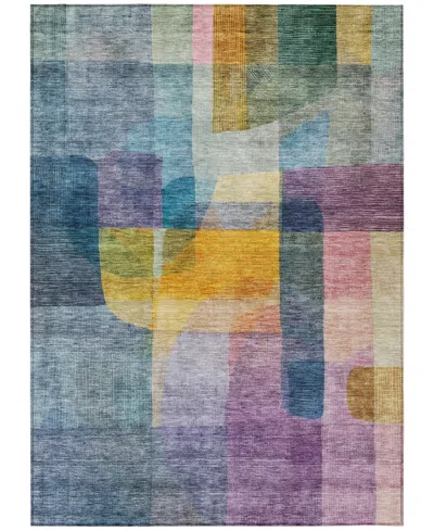 Addison Chantille Machine Washable Acn1113 5'x7'6" Area Rug In Blue