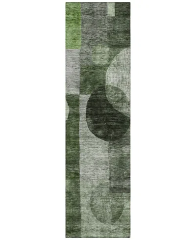 Addison Chantille Machine Washable Acn1114 2'3''x7'6'' Runner Area Rug In Moss