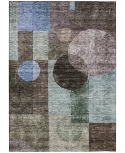 Addison Chantille Machine Washable Acn1114 3'x5' Area Rug In Brown