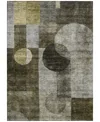 Addison Chantille Machine Washable Acn1114 3'x5' Area Rug In Taupe