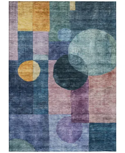 Addison Chantille Machine Washable Acn1114 5'x7'6" Area Rug In Blue