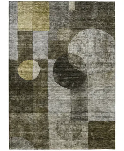 Addison Chantille Machine Washable Acn1114 8'x10' Area Rug In Taupe