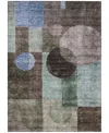 Addison Chantille Machine Washable Acn1114 9'x12' Area Rug In Brown