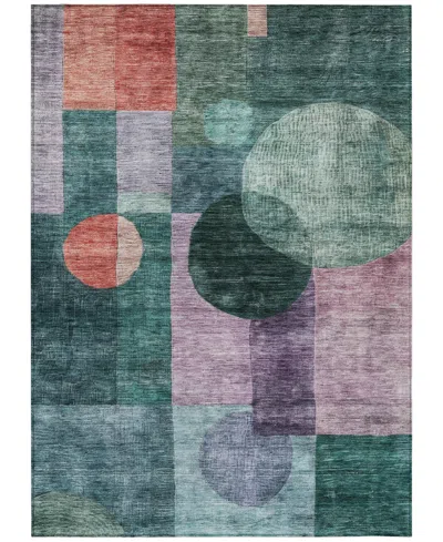 Addison Chantille Machine Washable Acn1114 9'x12' Area Rug In Green