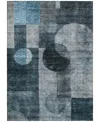 Addison Chantille Machine Washable Acn1114 9'x12' Area Rug In Teal