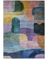Addison Chantille Machine Washable Acn1115 9'x12' Area Rug In Blue
