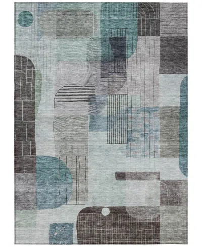 Addison Chantille Machine Washable Acn1116 2'6''x3'10'' Area Rug In Teal