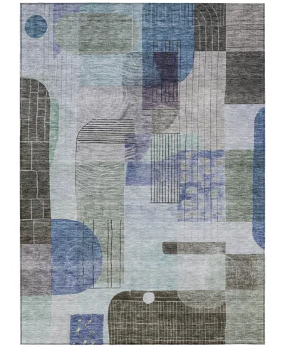 Addison Chantille Machine Washable Acn1116 9'x12' Area Rug In Blue