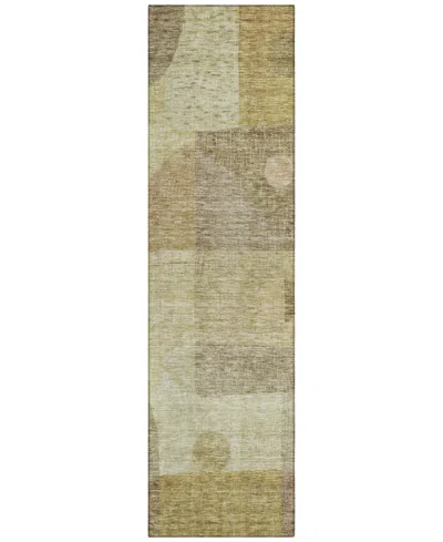 Addison Chantille Machine Washable Acn1117 2'3''x7'6'' Runner Area Rug In Beige
