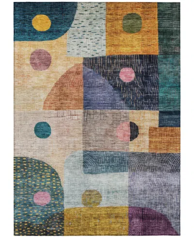 Addison Chantille Machine Washable Acn1117 3'x5' Area Rug In Green