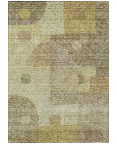 Addison Chantille Machine Washable Acn1117 5'x7'6" Area Rug In Beige