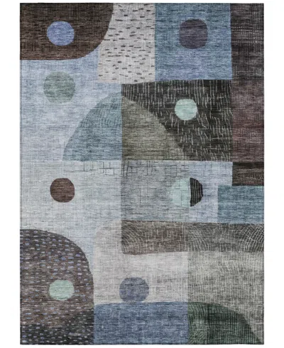 Addison Chantille Machine Washable Acn1117 5'x7'6" Area Rug In Blue