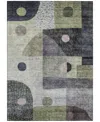 Addison Chantille Machine Washable Acn1117 9'x12' Area Rug In Grass
